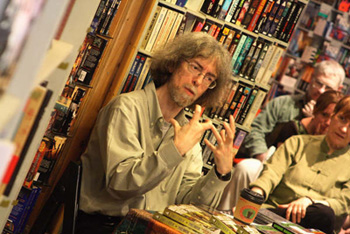 Spider reading at VPL